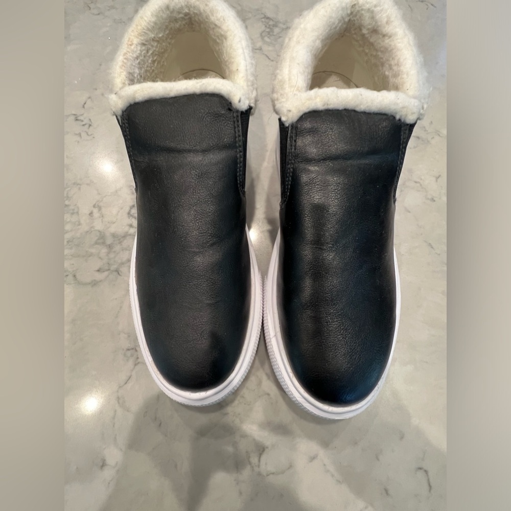 Fuzzy Pull On Sneakers - image 3